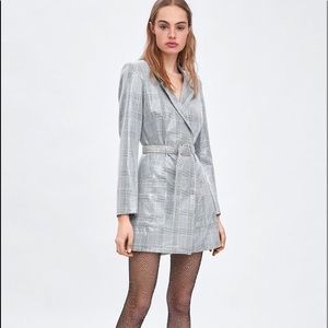 ZARA clear sequin blazer dress - $80/OBO